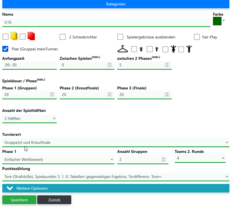 Stap 3: Categorieën instellen